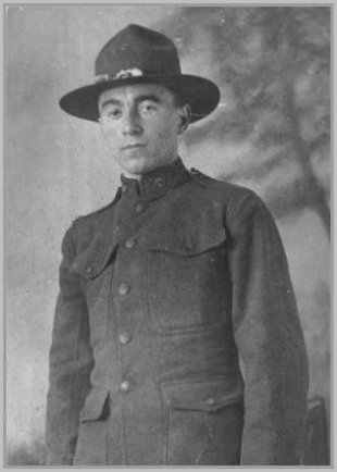 Joe as a young soldier