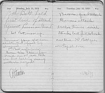 Page from Diary
