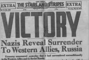 VE Day Newspaper